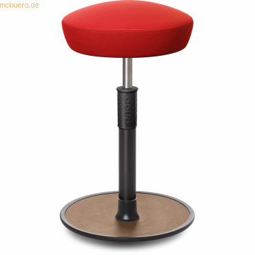 4251188368949 - Sitz- Stehhocker Free Tall Hutsitz skai Dynactiv Makari 160 Rot s