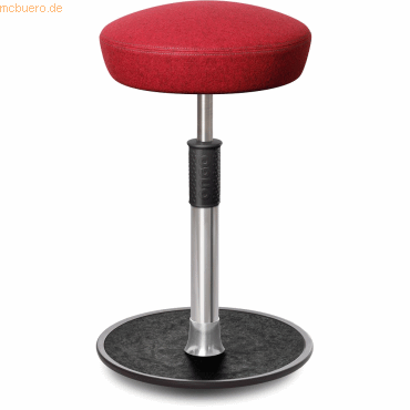 4251188369281 - Sitz- Stehhocker Free Tall Hutsitz kvadrat Divina Melange Rot Chr