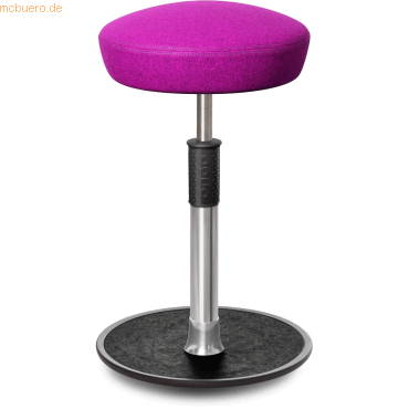 4251188369304 - Sitz- Stehhocker Free Tall Hutsitz kvadrat Divina Mel Pink Chrom