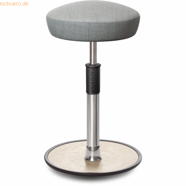 4251188369656 - Sitz- Stehhocker Free Tall Hutsitz kvadrat Remix Hellgrau chrom  