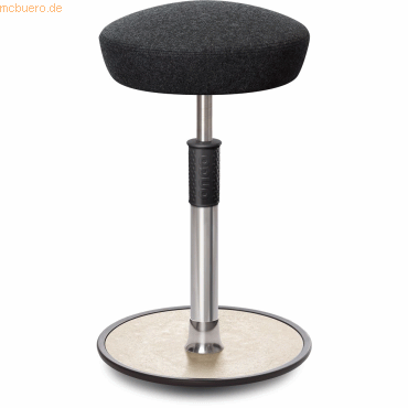 4251188369731 - Sitz- Stehhocker Free Tall Hutsitz kvadrat Divina Mel Anthrazit