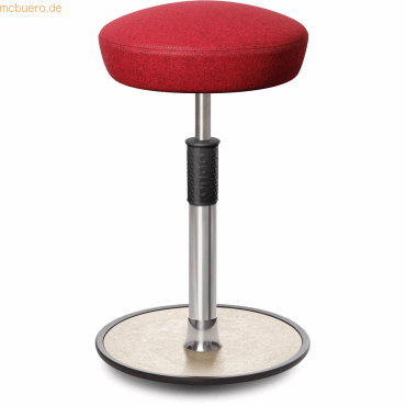 4251188369748 - Sitz- Stehhocker Free Tall Hutsitz kvadrat Divina Melange Rot chr