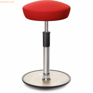 4251188369878 - Sitz- Stehhocker Free Tall Hutsitz skai Dynactiv Makari 160 Rot c