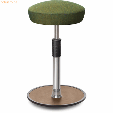 4251188370140 - Sitz- Stehhocker Free Tall Hutsitz kvadrat Remix Olive chrom  Nat