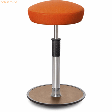 4251188370157 - Sitz- Stehhocker Free Tall Hutsitz kvadrat Remix Orange chrom  Na