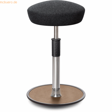 4251188370195 - Sitz- Stehhocker Free Tall Hutsitz kvadrat Divina Mel Anthrazit