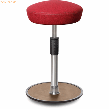 4251188370201 - Sitz- Stehhocker Free Tall Hutsitz kvadrat Divina Melange Rot chr