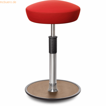 4251188370331 - Sitz- Stehhocker Free Tall Hutsitz skai Dynactiv Makari 160 Rot c