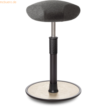 4251188375480 - Sitz- Stehhocker Free Tall Triangel kvadrat Divina Mel Grau schw