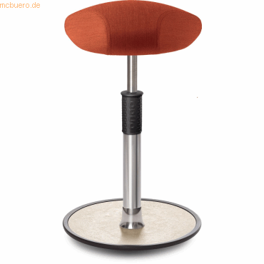 4251188377293 - Sitz- Stehhocker Free Tall Triangel kvadrat Remix Orange chrom  c