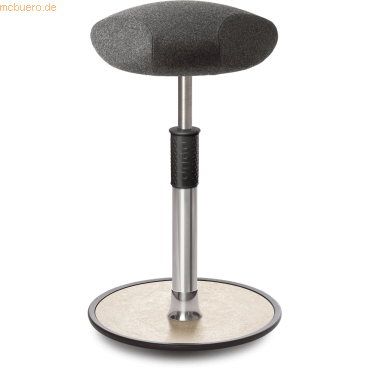 4251188377323 - Sitz- Stehhocker Free Tall Triangel kvadrat Divina Melange Grau C