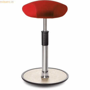 4251188377347 - Sitz- Stehhocker Free Tall Triangel kvadrat Divina Melange Rot Ch