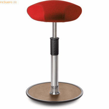 4251188377804 - Sitz- Stehhocker Free Tall Triangel kvadrat Divina Melange Rot Ch