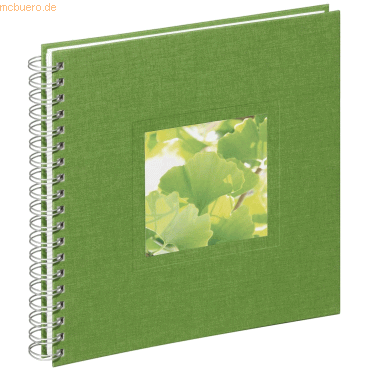 4009212054470 - Spiralalbum 24x25cm Nature Ginkgo grün 50 Seiten