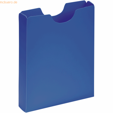 4009212053831 - Heftbox DIN A4 Hochformat aus PP blau