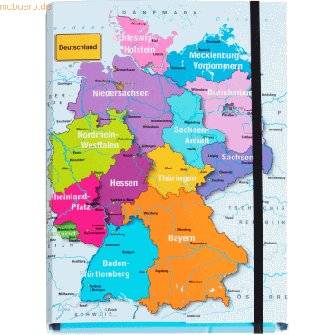 Pagna Sammelbox A4 Deutschland Gummizugverschluss