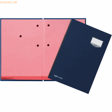 4013951000933 - Unterschriftenmappe de Luxe 24201 A4 Leinen blau mit Einsteckschild 20 Fächer 4013951000933 - Unterschriftenmappe de Luxe 24201 A4 Leinen blau mit Einsteckschild 20 Fächer