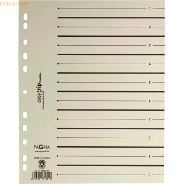 Pagna Trennblätter A4 2-farbig mit Perforation 100 Stück farbig sortie