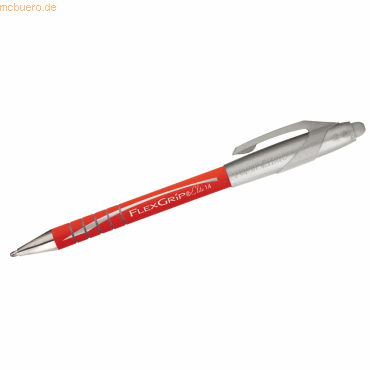 3501170768280 - Papermate Kugelschreiber Flexgrip Elite 04 mm Rot 12 Stück