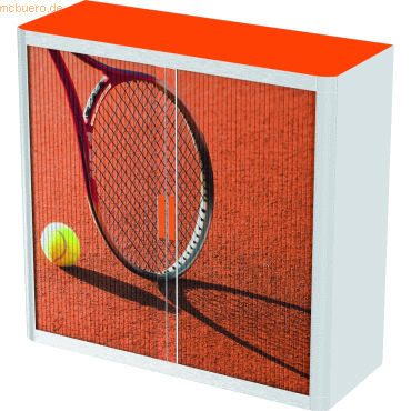 easyOffice Rollladenschrank easyoffice BxTxH 86x37,5x104cm Tennis
