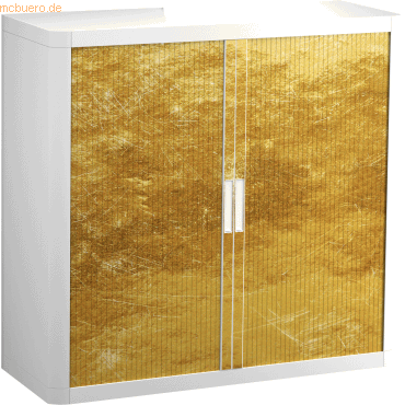 easyOffice Rollladenschrank easyoffice BxTxH 86x37,5x104cm Gold