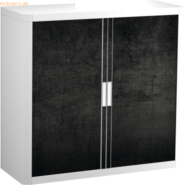easyOffice Rollladenschrank easyoffice BxTxH 86x37,5x104cm Black Wall