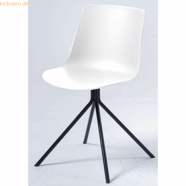 Paperflow Stuhl DN Kunststoff VE=2 Stück weiß