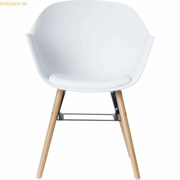 Paperflow Stuhl Wiseman Kunststoff VE=2 Stück weiß