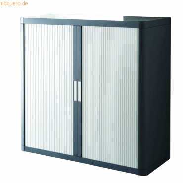 3660141926965 - Aktenschrank easy Office E1CT0000300044 Kunststoff Stahl abschließbar 2 OH 110 x 104 x 415 cm anthrazit grau