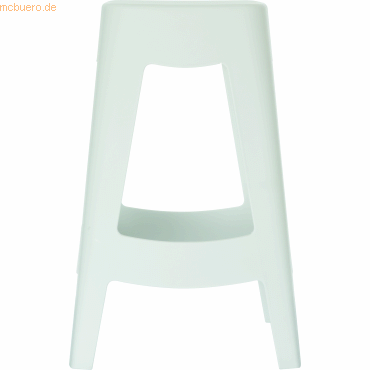 Paperflow Sitzhocker Bellini Höhe 68,5cm VE=5 Stück weiß