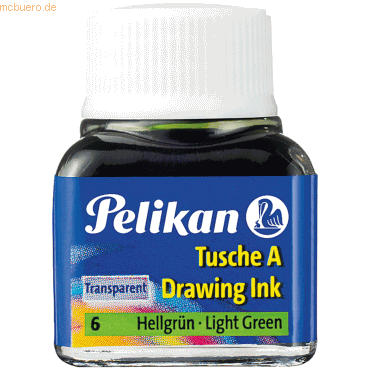 4012700201553 - 10 x Tusche A 6 grün hell 10ml 4012700201553 - 10 x Tusche A 6 grün hell 10ml