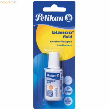 4012700300843 - 5 x Korrekturfluid Blanco 20ml weiß Blister