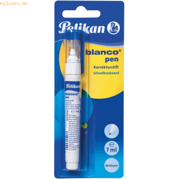 4012700300904 - 10 x Korrekturstift Blanko 7ml weiß Blister 4012700300904 - 10 x Korrekturstift Blanko 7ml weiß Blister
