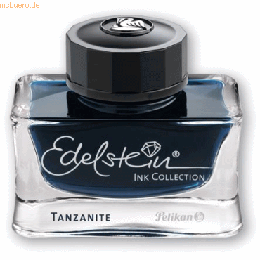 4012700339225 - Füllertinte Edelstein Ink 339226 tanzanite (blau-schwarz) 50ml im Glas 50 Milliliter