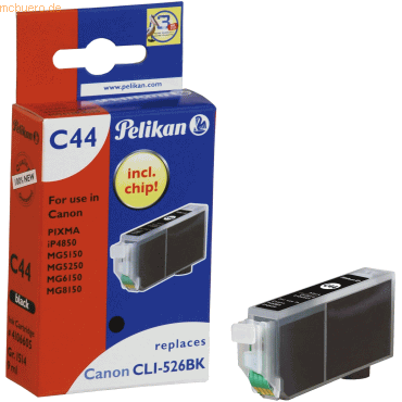 4018474106605 - C44 - Black Ink (alternative for Canon CLI-526BK) - Tintenpatrone Schwarz