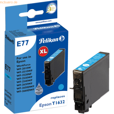 4018474109453 - Tintenpatrone kompatibel mit Epson T1632 cyan High-Capacity Ty