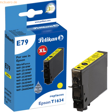 4018474109514 - Tintenpatrone kompatibel mit Epson T1634y yellow High-Capacit