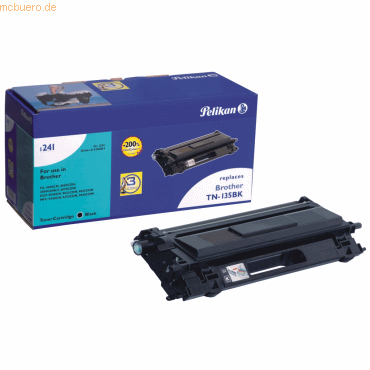 Pelikan Toner kompatibel mit Brother TN-135BK schwarz