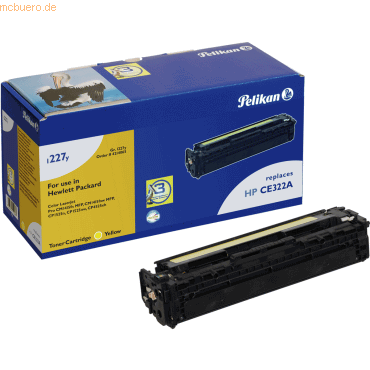 Pelikan Toner kompatibel mit HP CE322A gelb 1300 Seiten