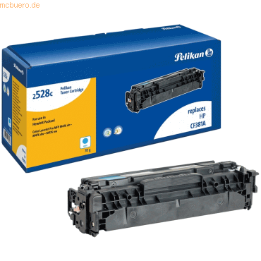 Pelikan Toner-Kartusche kompatibel mit HP CF381A cyan Typ 2528C