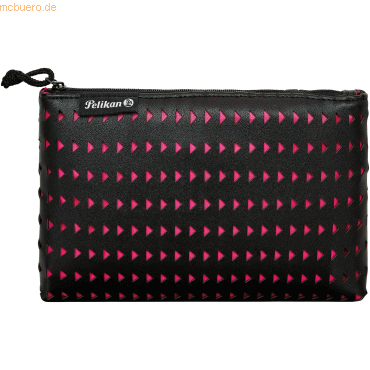 2 x Pelikan Faulenzer flach Lasercut Black/Pink Polyester BxHxT 215x16