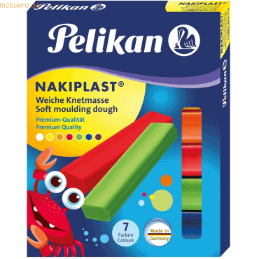 Pelikan Wachsknete Nakiplast 125g VE=7 Farben