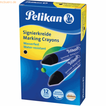 Pelikan Signierkreide 762/12 schwarz 12 Stifte