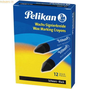 Pelikan Wachs-Signierkreide 772/12 schwarz VE=12 Stück