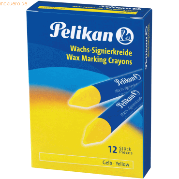 Pelikan Wachs-Signierkreide 772/12 gelb VE=12 Stück