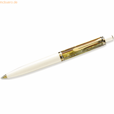 Pelikan Druckkugelschreiber Souverän K400 schildpatt-weiß