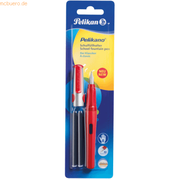 4012700971234 - 8 x Schulfüller Pelikano P480 M rot + 2 Tintenpatronen GTP Bli 4012700971234 - 8 x Schulfüller Pelikano P480 M rot + 2 Tintenpatronen GTP Bli