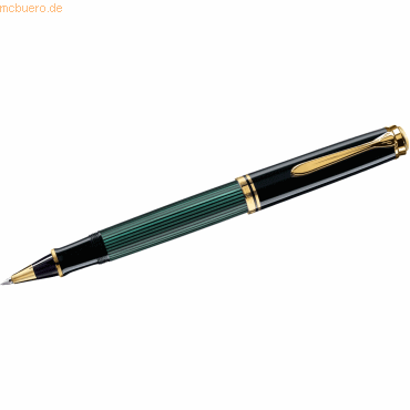 Pelikan Tintenroller Souverän R600 schwarz/grün