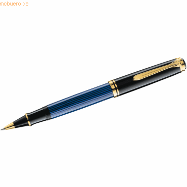 Pelikan Tintenroller Souverän R400 schwarz/blau