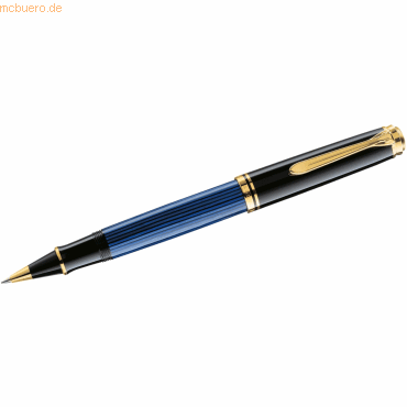 Pelikan Tintenroller Souverän R800 schwarz/blau
